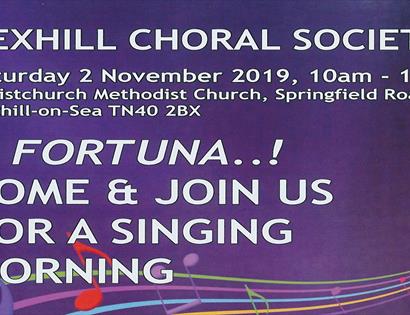 Enjoy an Open Singing Morning with Bexhill Choral Society