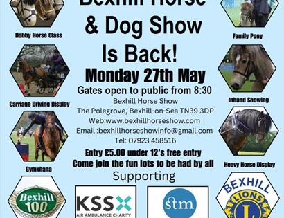 Poster for Bexhill Horse and Dog Show