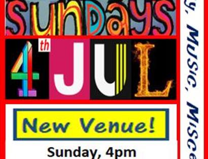Happy Sundays event poster