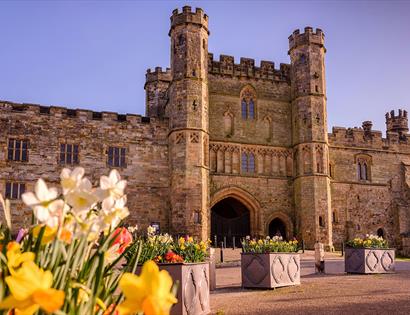 Battle Abbey viewed from Abbey Green