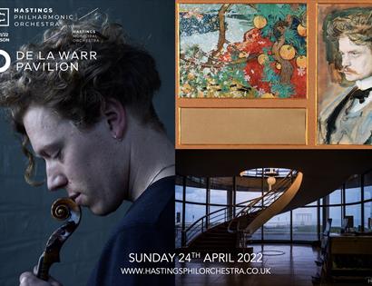 poster for Hastings Philharmonic Orchestra at the De La Warr Pavilion