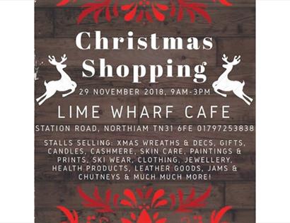 Christmas shopping at Lime Wharf Cafe