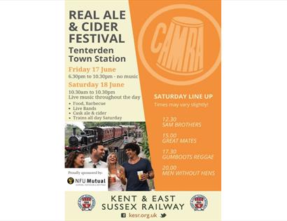 poster for real ale and cider festival
