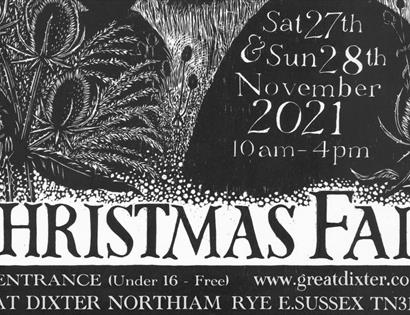 Christmas Fair poster Great Dixter