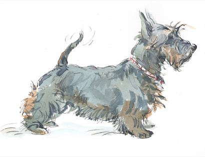 The Writer's Home: Kipling's Scottie dog trail