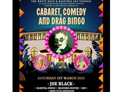 cabaret, comedy and drag bingo