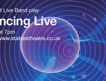 poster for dirty dancing live with blue poster.
