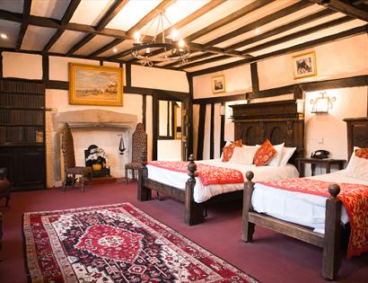 Dr Syn's bedchamber at The Mermaid Inn, Rye