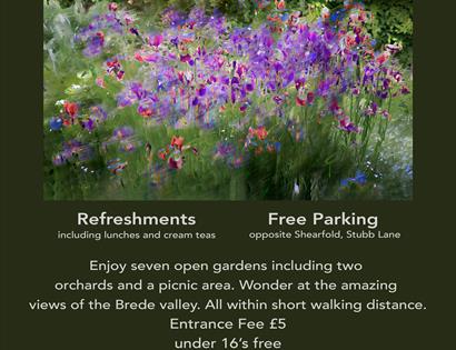 Open garden poster