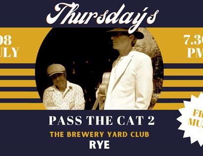 Steve Rivington & Sacha Trochet - Pass The Cat 2 poster July 2021