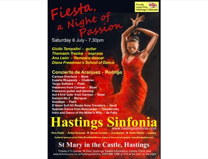 Hastings Sinfonia presents - Fiesta "A Night Of Passion"