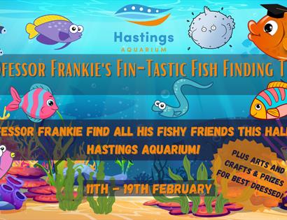 Professor Frankie's Fin-Tastic Fish Finding Trail!