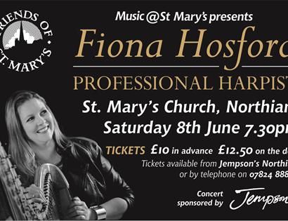 Fiona Hosford, Professional Harpist