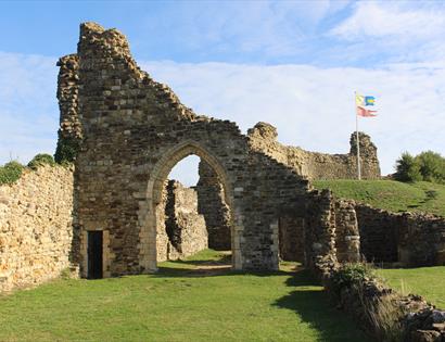 View of Hastings Castle 1066 