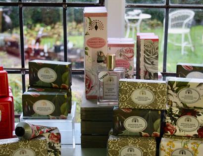 Christmas shopping at Bateman's in Burwash, East Sussex