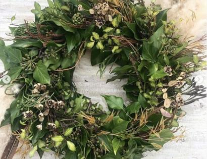 photograph of a wreath