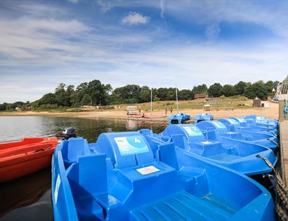 Pedalos at Bewl Water