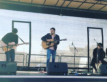 Jamie Smart Trio on stage