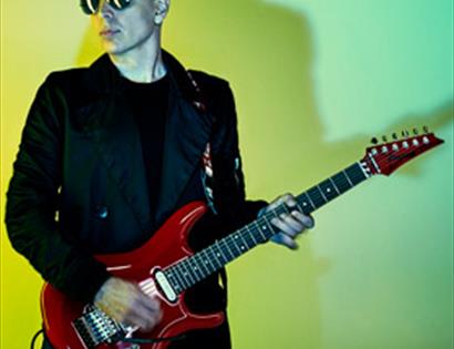 Joe Satriani plays Guitar  - poster