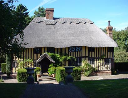 Timber framed house at Knelle Dower B&B, Northiam, East Sussex