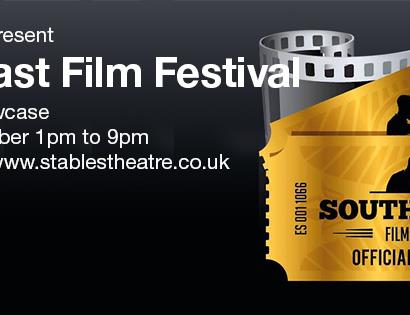 poster for the south coast film festival.