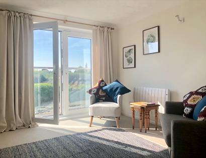 Living room at one of Rye & Beyond's properties