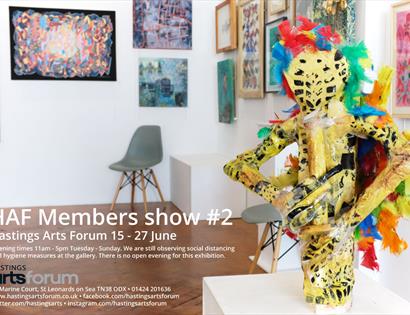 Hastings Arts Forum Members Show event poster