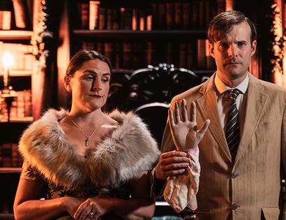 Murder Mystery Supper event with themed dining, costumed characters and interactive clues during an evening of intrigue.