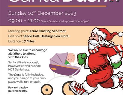 poster for santa dash