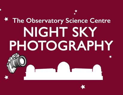 Night sky photography at Herstmonceux Observatory Science Centre.