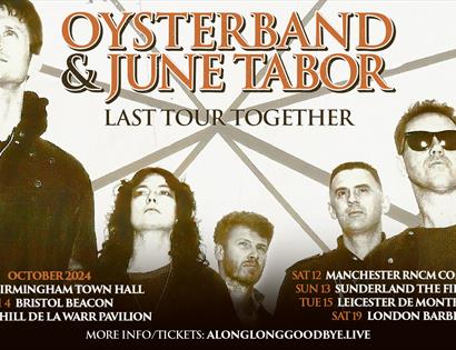 poster for Oysterband & June Tabor tour