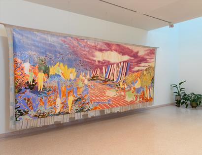 colourful artwork by Nengi Omuku at Hastings Contemporary.