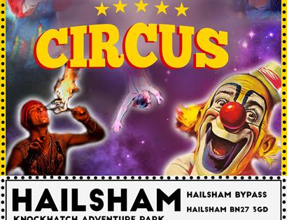 a poster for the acting moon circus
