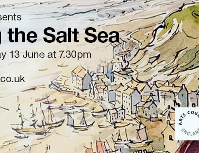 Text poster. Title says "Ploughing the Salt Sea". All text in description.