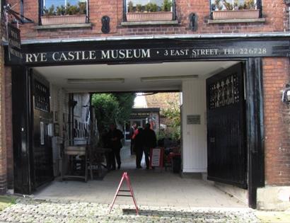 Rye Castle Museum exterior in East Sussex