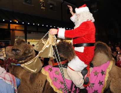 Santa's arrival
