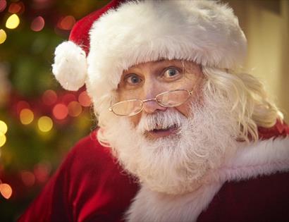 Father Christmas at Drusillas Park in East Sussex