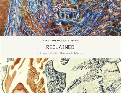 Poster for Reclaimed exhibition in Rye
