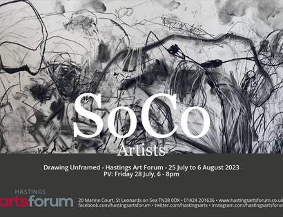 SoCo Artists 'Drawing Unframed' ( open Tue - Sun 11am - 5pm)
