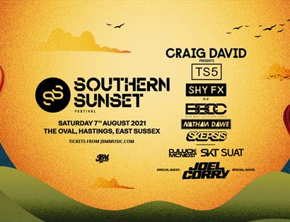 Southern Sunset Festival poster 7 August 2021