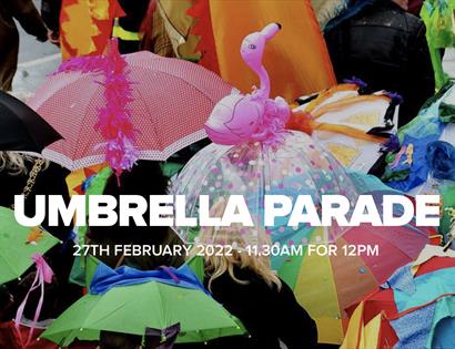 Umbrella Parade - Hastings Fat Tuesday
