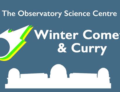 Winter comets & curry poster