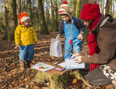 A Peter Rabbit™ winter adventure activity trail at Bateman's
