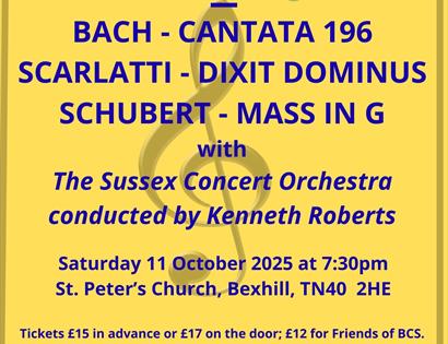 Bexhill Choral October Concert