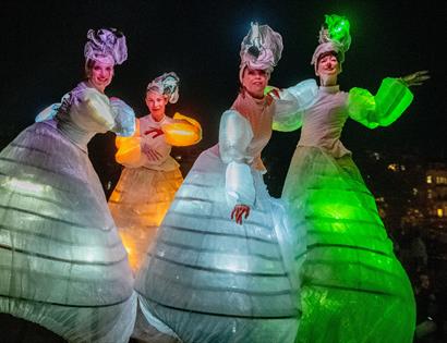 Light Walkers at the 2021 festival by Sara Louise Bowery