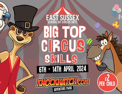poster for Knockhatch Big Top Circus Skills
