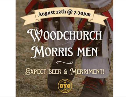 poster for woodchurch morris men at the brewery yard club