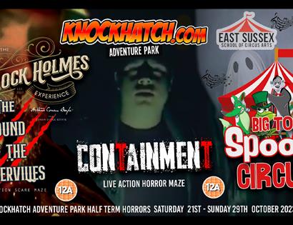 poster for halloween at Knockhatch