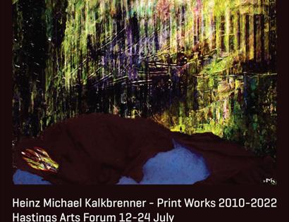abstract painting by Heinz Kalbrenner