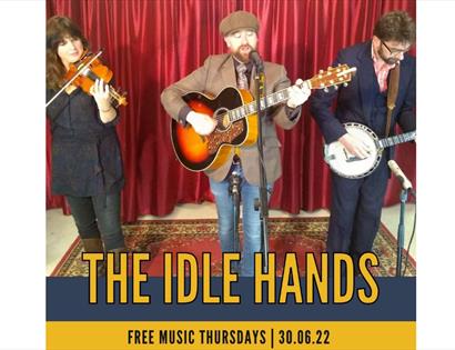 poster for the Idle Hands at Brewery Yard Club Rye